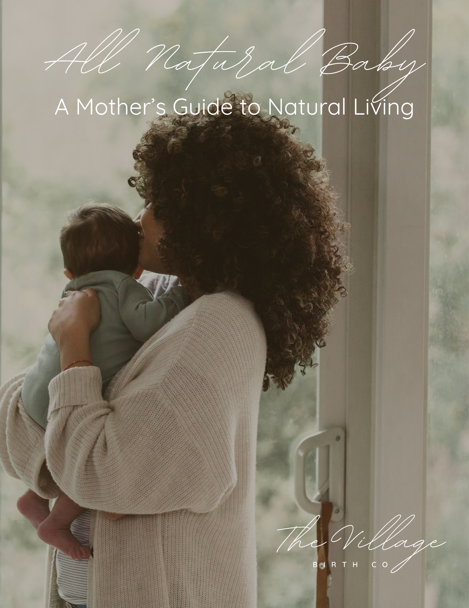 Ebook cover for a book that talks about natural living